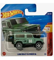 Hot Wheels Land Rover Defender 90, 2025 Model, Yeşil Renk, Die-Cast Metal Oyuncak Araba, 1:64 Ölçek, (Çok Renkli)
