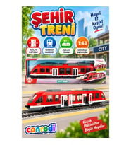 Dickie City Train 1:43 Ölçekli Açılır Kapılı ve Çatılı Serbest Tekerlekli Model Tren