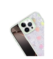 Apple İphone 16 Pro Lumi Desenli Kapak - Yeşil