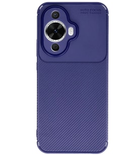 Nova 12S Kılıf Auto Focus Karbon Kapak - Lacivert