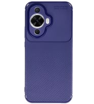 Nova 12S Kılıf Auto Focus Karbon Kapak - Lacivert