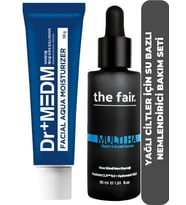 the fair. Yağlı Ciltler İçin Su Bazlı Nemlendirici Bakım Seti