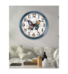 bilge Retro Tasarımlı Duvar Saati 35 x 35 CM (Karışık)