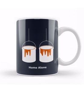 Home Alone Minimal Kupa Bardak Porselen