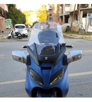 MOTOCAM Suzuki Burgman 650 Ön Cam 2005-2008 Model 65cm Şeffaf Renkli 4mm