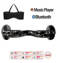 Elektrikli Kaykay Hoverboard Bluetooth Hoparlörlü 6.5 İnç Grafiti D02 - Çanta Hediye
