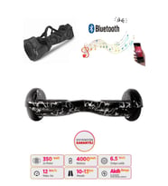 Elektrikli Kaykay Hoverboard Bluetooth Hoparlörlü 6.5 İnç Grafiti D02 - Çanta Hediye