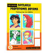 Profesyonel Sayılarla Boyama Kitabı (100 Boyama Sayfası)