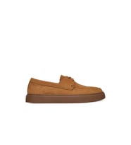 Calvin Klein Erkek Hibrit Bağcıklı Tekne Kahverengi Loafer HM0HM01892-GCX