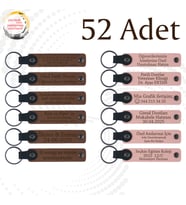 A Kahve & Yavru Ağzı, Yeni Yıl Partilerine Küçük Hediyelik, 52’li Set, Kişiselleştirilebilir Hatıra