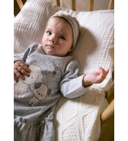 Mayoral Newborn Kız Bebek Elbise Ve Saç Bandı Gri