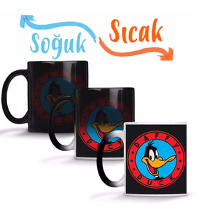 Daffy Duck Sihirli Kupa Bardak Porselen