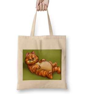 Garfield 03 Bez Çanta Uzun Saplı