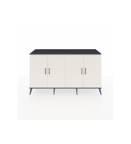 Kronos Konsol 6 Raflı 4 Kapaklı 176x59x99 Antrasit-Aytaşı