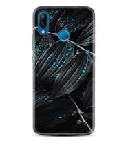 Huawei P20 Lite Mate 10 20 Lite Pro P40 Lite KılıfDesemli Silikon Foid Green 1643