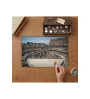Roma Tarihi Colosseum Tasarımı 240 parça Ahşap Puzzle Ahşap Kutuda MP01404