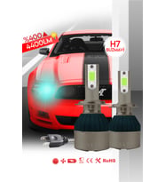 H7 Ice Blue Buz Mavi Led Xenon Far Ledi Led Zenon Far Ampulü