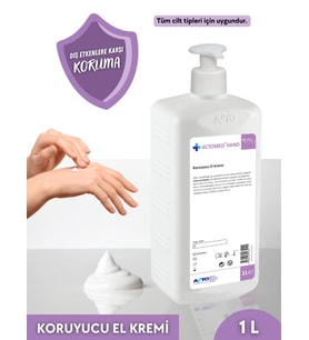 ACTOMED® HAND 1 lt  Koruyucu El Kremi  Dış Etkenlere Karşı Koruma