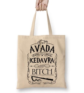 Harry Potter Avada Kedavra Bez Çanta Uzun Saplı