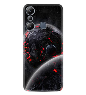 Infınix Hot 20i Kılıf Resimli Desenli Silikon Platinium Series Dark World 1867