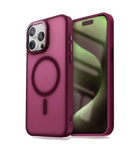 Coverzone Apple iPhone 14 Pro ile uyumlu Arkas? Mat Transparan Buzlu Magsafe ile uyumlu Kamera �?k?nt? 2mm Korumal? Impact Matte Protect?on K?l?f M�rd�m