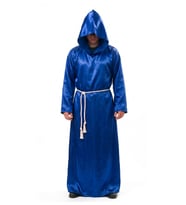 Halloween Büyücü Kostümü Yetişkin Mavi