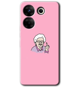Tecno Camon 20 Pro 5G Kılıf HD Desen Baskılı Kılıf - Bad Grandmother