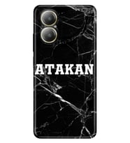 Realme Note 40 50 60 4G C21y C25Y C21 C15 Kılıf İsim Yazılı Kişiye Özel - Model-12 (Çok Renkli)