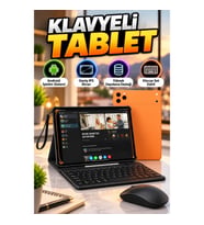 Klavyeli Android Tablet PC Seti – IPS Geniş Ekran, Yüksek Depolama Desteği