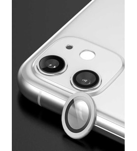 Binano Metal Ring Iphone 13/13 Mini Silver Kamera Koruyucu