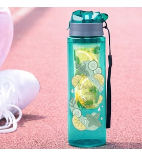 BK Gift Detoks Tasarımlı Süzgeç Hazneli Suluk 500 ml -7, BPA İçermeyen Detoks Matara