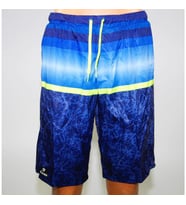 Erkek Boardshort Şort Mayo Uzun Deniz Havuz Astarlı Short Mavi OLAIAN