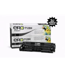 T12BK / Canon i-SENSYS C1300 Serisi Çipli Siyah Muadil Toner - 2'li Avantaj Paket