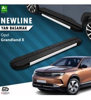 S-Dizayn Opel Grandland X 2 Hybrid NewLine Aluminyum Yan Basamak 183 Cm 2024 Üzeri A+ Kalite