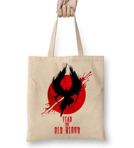 Fire Blood Fear The Old Blood Bez Çanta Uzun Saplı