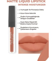 Uzun Süre Kalıcı Kadifemsi Kuruma Yapmayan Mat Likit Ruj - Matte Liquid Lipstick 503 Terracotta Nude