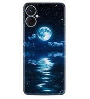Tecno Spark 9T Kılıf Resimli Desenli Baskılı Silikon Night Moon 1133