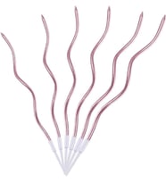 Pembe Burgulu Mum 6 lı 12 cm