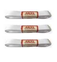 Akel Dar Dokuma Krem Saten Kurdele - 2 Cm. x 10 Metre - 3 Adet