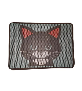 Nanbell Büyük Elekli Çift Katlı Kedi Kumu Paspası 75X59 cm Desenli No:6