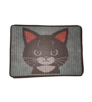 Nanbell Büyük Elekli Çift Katlı Kedi Kumu Paspası 75X59 cm Desenli No:6