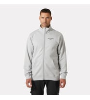 Klasik Logolu Fermuarlı Sweatshirt M-931 AÇIK GRİ (Silver)