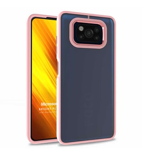 Microsonic Xiaomi Poco X3 NFC Kılıf Bright Planet Rose Gold
