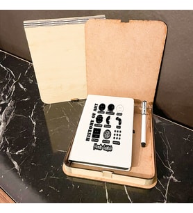 History Of Art Ahşap Kutulu Defter Kalem Set