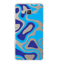 Samsung Galaxy A5 (2015)  Kapak Renkli Desen Tasarımlı Şeffaf Silikon Kılıf