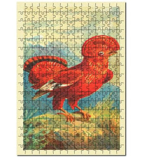 Cakapuzzle Kaya Horozu Görseli Puzzle Yapboz MDF (Ahşap) (120 Parça)