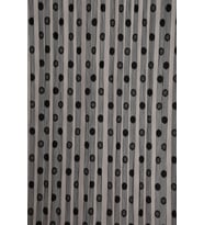 KÜÇÜK PUANLI MODEL SİYAH RENK HAZIR İP PERDE 300*280 cm