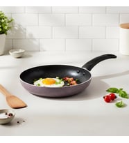 Lexroo Papilla Optimum Argos Plus 26 cm Mor Kırçıl Granit Efektli Yapışmaz Kızartma ve Sote Tavası