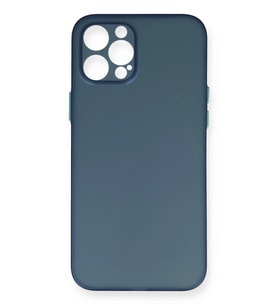 Pilelistore   iPhone 12 Pro Max Kılıf PP Ultra İnce Kapak - Mavi