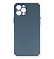 Pilelistore   iPhone 12 Pro Max Kılıf PP Ultra İnce Kapak - Mavi